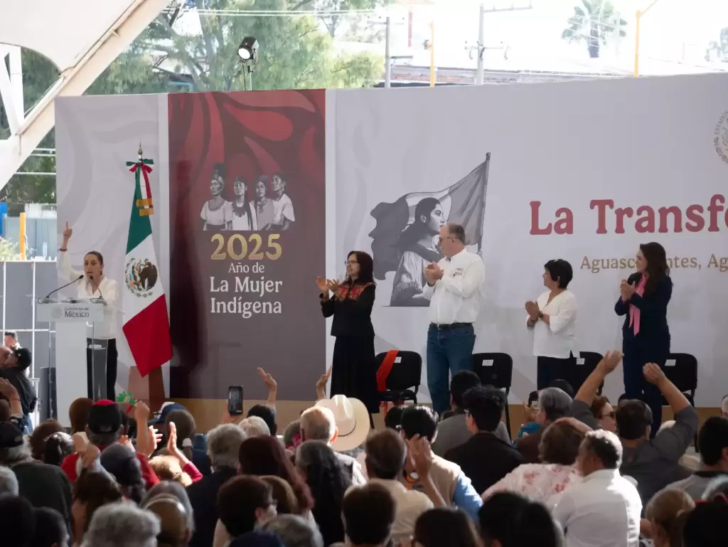 Claudia Sheinbaum mensaje Aguascalientes 2