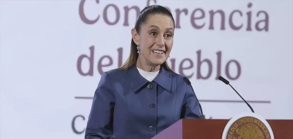 Claudia Sheinbaum responde a dichos de Donnald Trump asegura que la seguridad va muy bien en Mexico. Foto El Universal