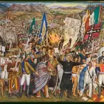 Con el Grito del cura Hidalgo se inició el movimiento de independencia. Retablo de la independencia. Foto Mediateca INAH