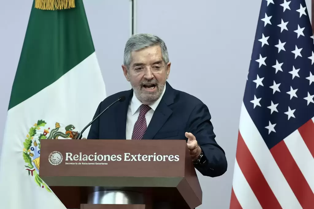 El canciller mexicano Juan Ramon de la Fuente dio a conocer que se implementara un mecanismo de alto nivel contra carteles por parte de ambos paises. Foto Agencia EFE