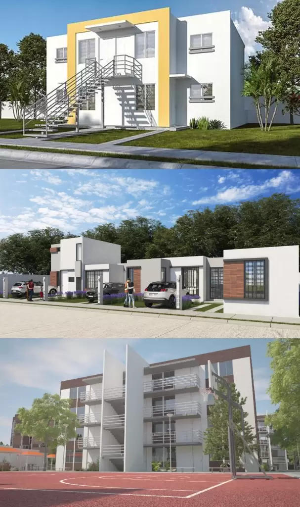 En Dolores y la Gloria Gobierno del Estado ha pensado en la verticalidad en viviendas lo que favorece a la prestacion de servicios. Foto IVSOP