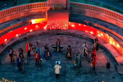 Todo listo para el Festival Cultural de la Ciudad de Aguascalientes 2025, por el 450 Aniversario de la Ciudad. Foto: JLMNoticias / Especial / SalaPrensaAgs.