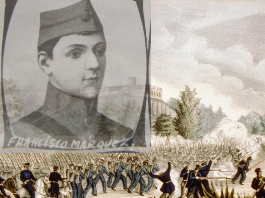 Francisco Marquez fue el mas pequeno de los Ninos Heroes contaba con apenas 13 anos. Foto Mexico Desconocido