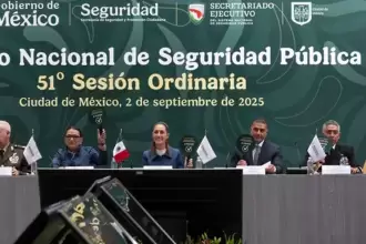Gabinete de Seguridad destaca reducción de los homicidios dolosos durante reporte de resultados ante el CNSP