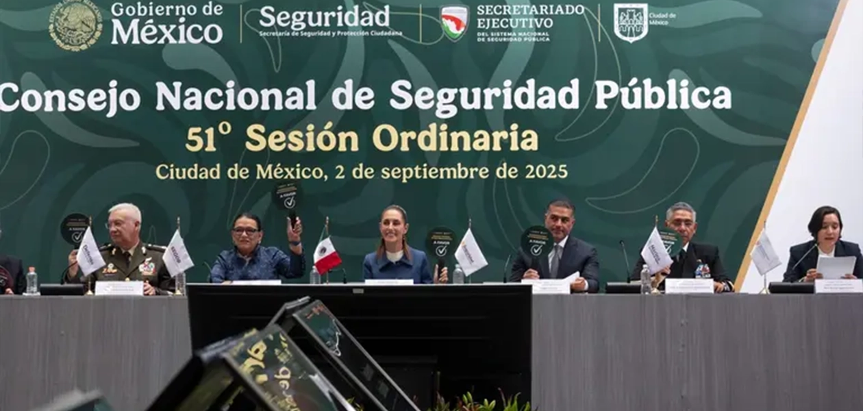 Gabinete de Seguridad destaca reducción de los homicidios dolosos durante reporte de resultados ante el CNSP