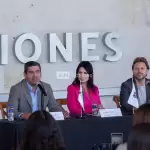 Héctor Castorena, Verónica González y Juan Luis Núñez en la presentación del Global Changers 2025. Foto: JLMNoticias / Salvador Ramírez.
