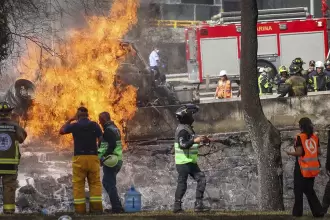 La explosión de pipa en la Ciudad de México, dejó como saldo 3 personas fallecidas y 70 lesionados. Foto: El Universal