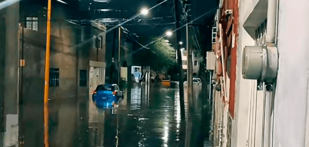 Imagen de las Fuertes Lluvias en Aguascalientes. Foto: JLMNoticias / Especial.