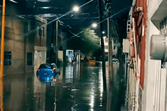 Imagen de las Fuertes Lluvias en Aguascalientes. Foto: JLMNoticias / Especial.