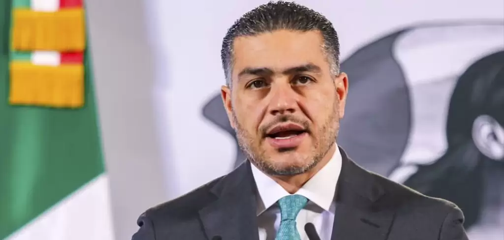 Omar Garcia Harfuch dio a conocer la detencion de los servidores publicos implicados en el robo de combustible en Tamaulipas. Foto Axel Sanchez El Universal