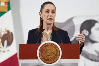La presidenta de México, Claudia Sheinbaum. Primer año de Sheinbaum: popularidad, violencia y el regreso de Trump. Foto: JLMNoticias / EFE/ José Méndez.