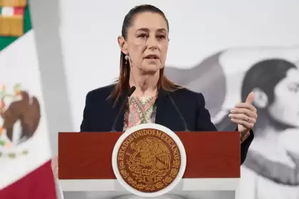 La presidenta de México, Claudia Sheinbaum. Primer año de Sheinbaum: popularidad, violencia y el regreso de Trump. Foto: JLMNoticias / EFE/ José Méndez.