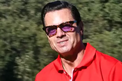 El expresidente mexicano Enrique Peña Nieto, en un torneo de golf para recaudar fondos contra el cáncer de mama celebrado en el campo de golf de la localidad madrileña de San Lorenzo de El Escorial. Foto: JLMNoticias / EFE.