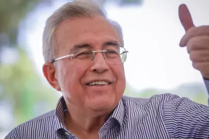 Rubén Rocha Moya, Gobernador de Sinaloa, reconoció a los manifestantes que salieron a las calles a protestar por la inseguridad del estado que gobierna. Foto Facebook Rubén Rocha