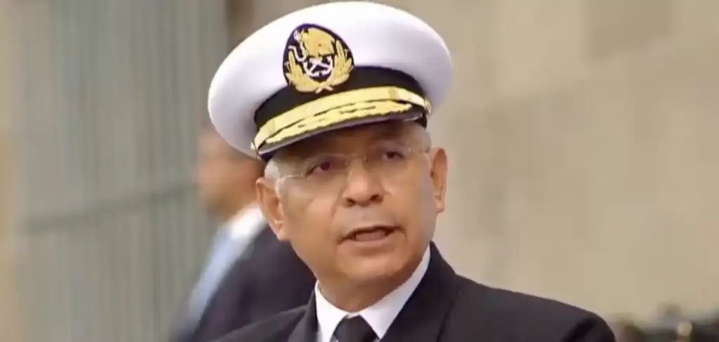 El secretario de Marina, Raymundo Pedro Morales. Foto: JLMNoticias / Captura de Pantalla.