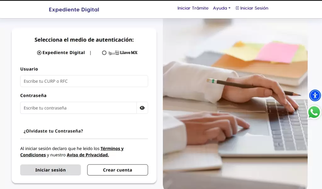 Registro completamente en línea