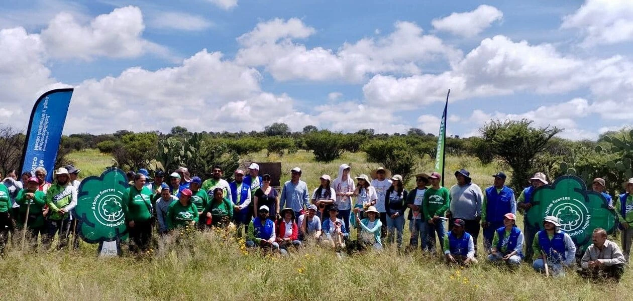 Con la siembra de 1,000 árboles endémicos, reforestan el Bosque de Cobos-Parga en Aguascalientes, fortaleciendo su biodiversidad y valor ambiental.