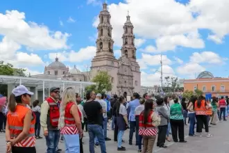 Aguascalientes participó en el Simulacro Nacional 2025 con la evacuación de 389 edificios, activación de la alerta sísmica en celulares y llamado a la cultura de protección civil.