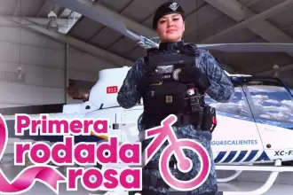 La Policía Estatal organiza la Primera Rodada Rosa con Zumba en Aguascalientes este 19 de octubre, para promover la salud y sensibilizar sobre el cáncer de mama.