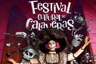 Presentan el cartel del Festival Cultural de Calaveras 2025, “Aguascalientes, Tierra de Catrinas”, que se celebrará del 24 de octubre al 2 de noviembre.