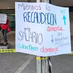 Paro Nacional en el SAT. Foto: JLMNoticias / X / Paro Nacional SAT.