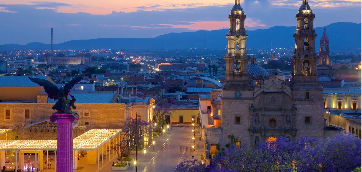 Atardecer en Aguascalientes/Fotografaía de Expedia.