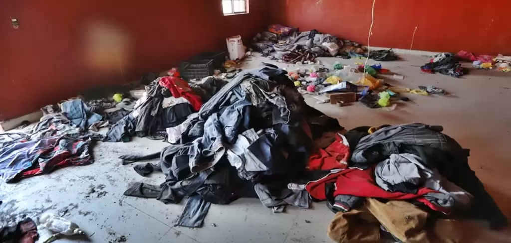 Ropa encontrada de victimas en Rancho Izaguirre/Fotografía de El Universal