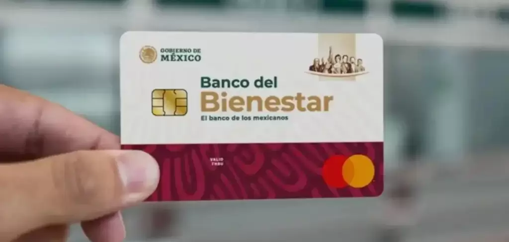 Tarjeta del Banco del Bienestar.