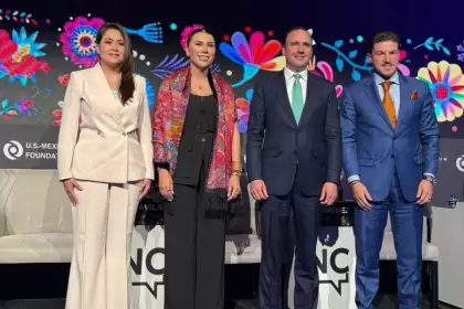 Tere Jiménez participa en el North Capital Forum 2025 junto a gobernadores del norte del país y resalta el potencial de Aguascalientes para la inversión.