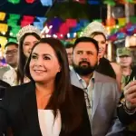 Tere Jiménez inauguró el Festival Cultural de Calaveras 2025, que se celebra del 24 de octubre al 2 de noviembre en el perímetro ferial de Aguascalientes.