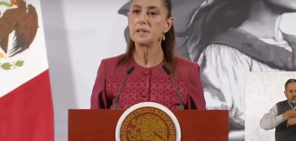 Claudia Sheinbaum hablando sobre el paro nacional y los bloqueos del día de hoy