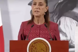 Claudia Sheinbaum hablando sobre el paro nacional y los bloqueos del día de hoy
