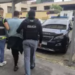Detención de Wilmer “Pipo” Chavarría, líder de Los Lobos, por la policía en Málaga, España.