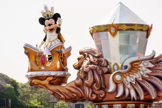 Mickey Mouse en parque temático.