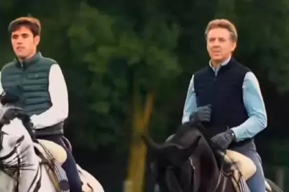 Guillermo (izq.) y Pablo gozan del vínculo personal más importante en la vida, la de ser padre e hijo. Foto: JLMNoticias / Especial.