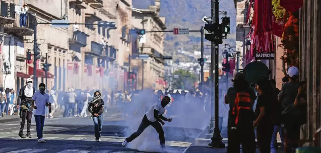 Protestas tras el asesinato del alcalde Carlos Manzo