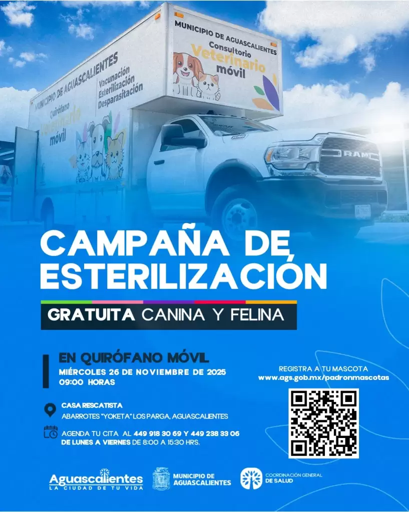 Quirófano veterinario Aguascalientes miercoles