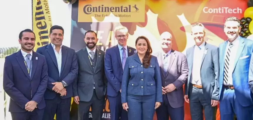 Con 90 millones de dólares de inversión y 200 empleos nuevos, Tere Jiménez inaugura la segunda planta de Continental en Aguascalientes, fortaleciendo la relación con Alemania.