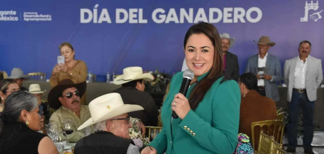 Tere Jiménez reconoció a ganaderos de Aguascalientes y reafirmó apoyos al campo, destacando el crecimiento del 13.7 % en actividades primarias.