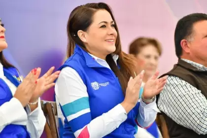 Tere Jiménez acerca servicios a Asientos y supervisa obra en La Caldera, con apoyos comunitarios, acciones de salud y avances en infraestructura.