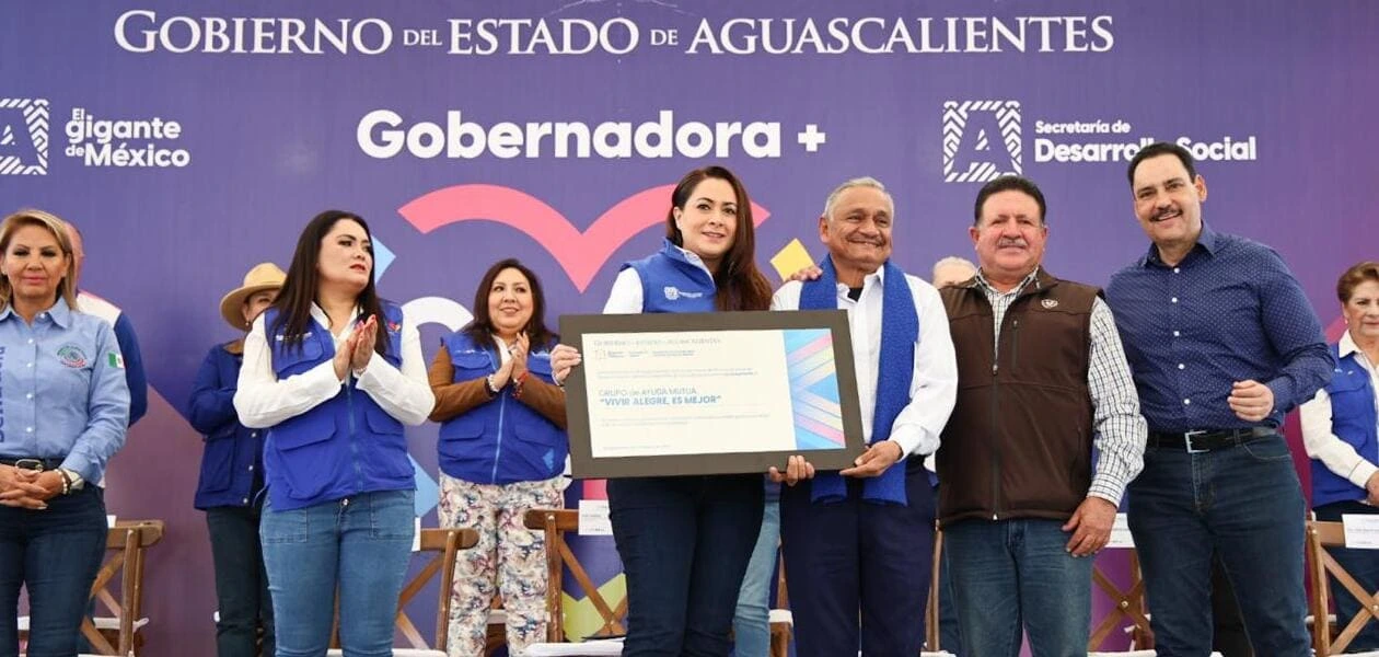 Tere Jiménez acerca servicios a Asientos y supervisa obra en La Caldera; salud, apoyos sociales e infraestructura marcan la jornada en el municipio.