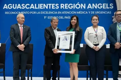 Aguascalientes es el primer estado de México reconocido como Región Angels, alcanzando nivel Diamante por su excelencia en atención de emergencias médicas.