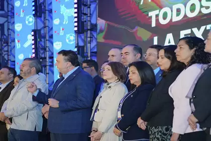 Empresarios de Coparmex reunidos en Tijuana durante su llamado nacional contra la extorsión.