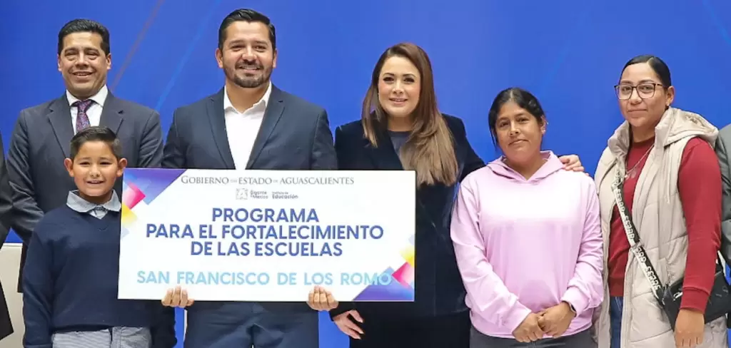 Aguascalientes destina 50 mdp a escuelas mediante Proage; más de 244 mil estudiantes serán beneficiados con equipamiento, infraestructura y apoyos educativos.
