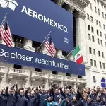 Aeroméxico en la Bolsa de Nueva York