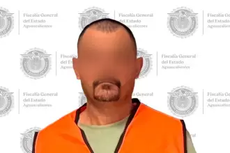 "El 30", presunto líder del Cártel de Sinaloa en Aguascalientes. Hoy detenido y ya vinculado a proceso. Foto: JLMNoticias / Fiscalía General del Estado de Aguascalientes.