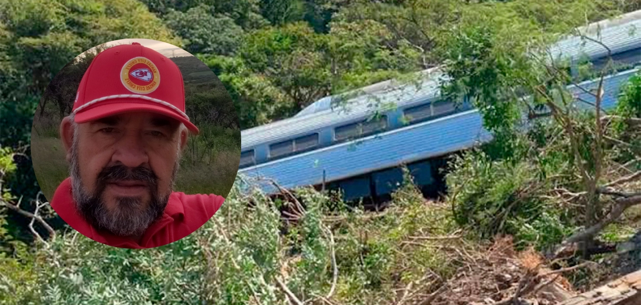 Tren Interoceánico descarrilado en Oaxaca tras el accidente que dejó 13 personas fallecidas
