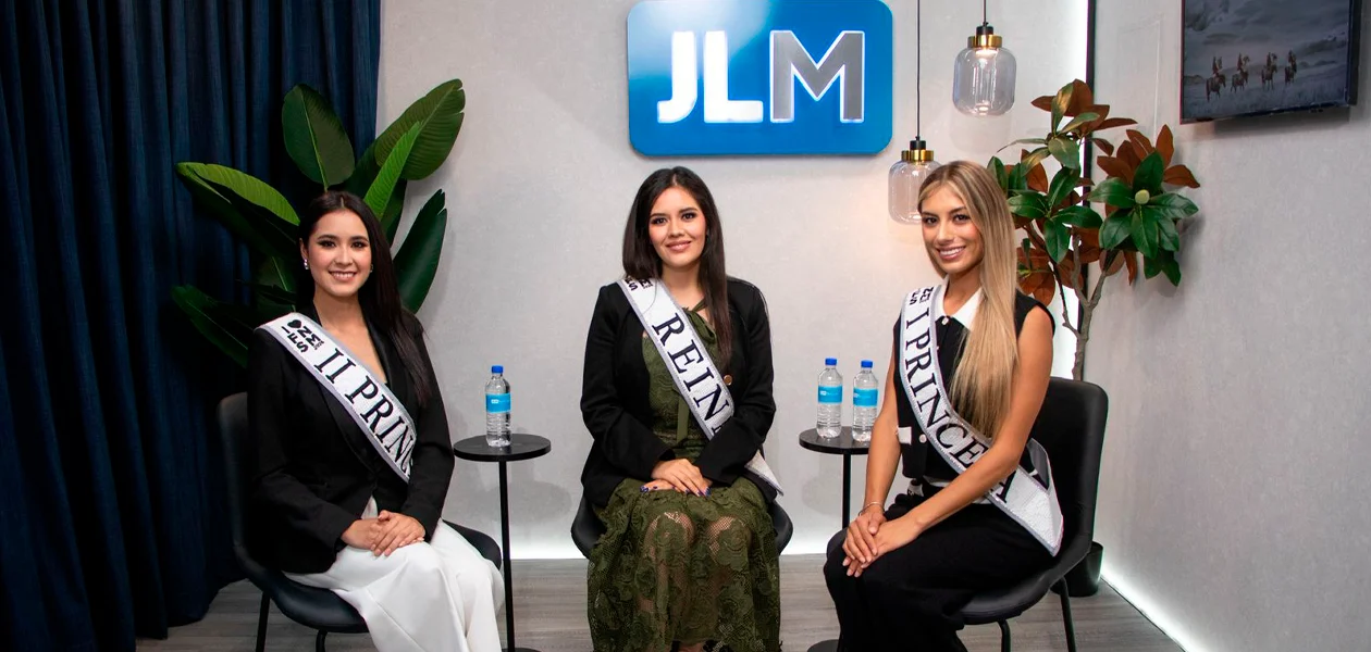 Alexa González, Andy y Mina, reina y princesas de la FNSM 2026. Foto: JLMNoticias.