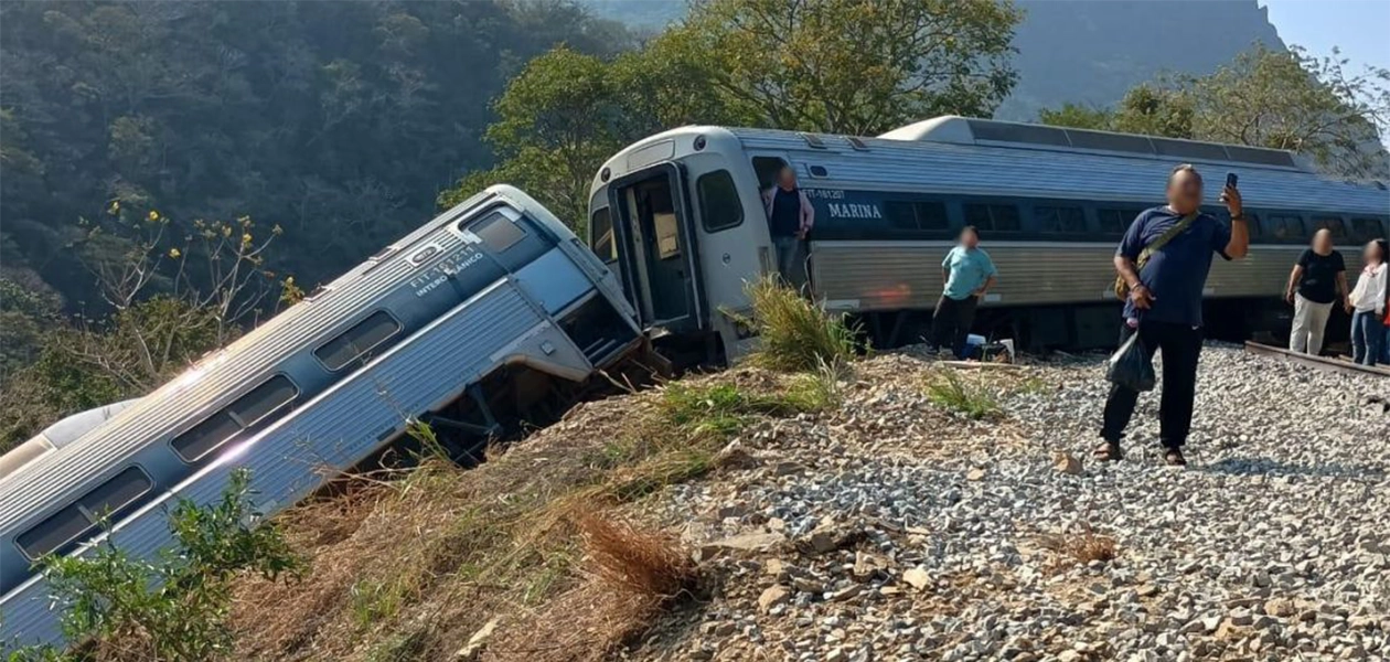 Descarrilamiento del Tren Interoceánico en Oaxaca moviliza a cuerpos de rescate tras el accidente ferroviario