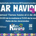 El Bazar Navideño del DIF Estatal ofrece productos hidrocálidos, artesanías y artículos locales en el Patio de las Jacarandas hasta el 6 de diciembre.